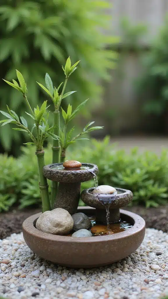 17 Backyard Water Features That Instantly Add Zen - 14. Miniature Japanese Zen Fountain