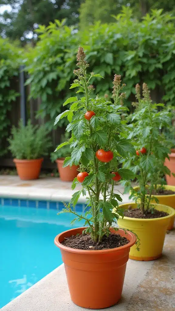 12 Poolside Garden Ideas That Feel Like a Private Oasis - 6. Edible Gardens