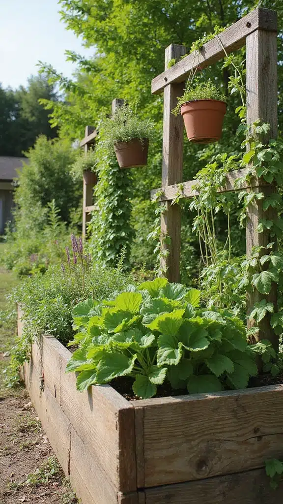 10 Must-Have Features in Your DIY Raised Vegetable Garden Bed for a Bountiful Harvest! - 6. Vertical Gardening Solutions