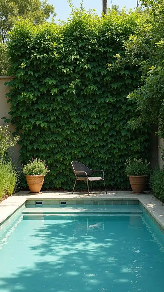 12 Poolside Garden Ideas That Feel Like a Private Oasis - 7. Privacy Screens with Climbing Plants