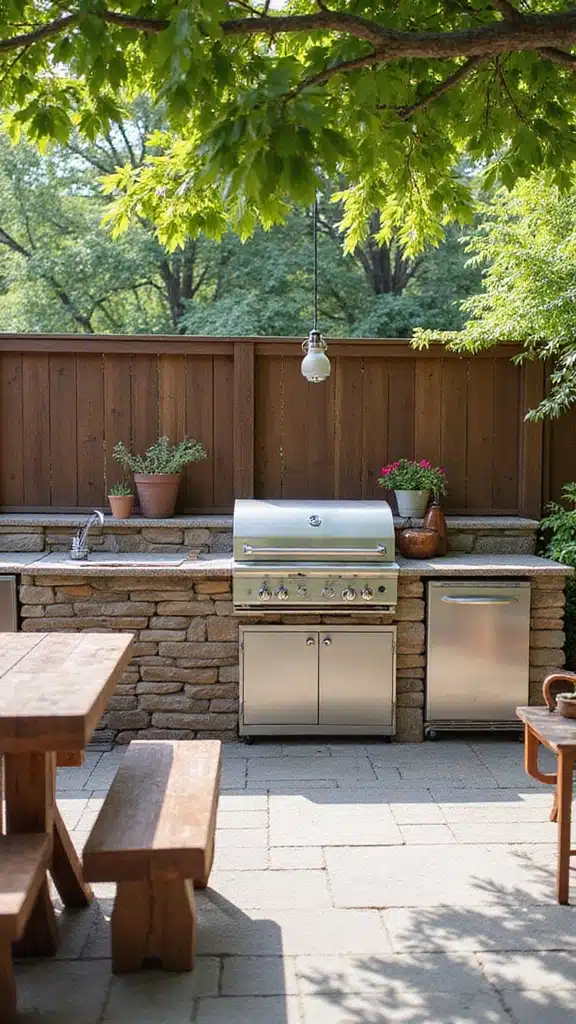 21 Stunning Outdoor Kitchens You’ll Want in Your Backyard - 12. Family-Friendly Design