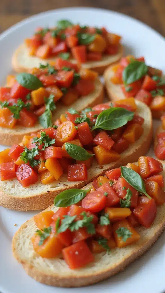 20 Fresh Garden-to-Table Recipes You’ll Love This Season - 17. Tomato Basil Bruschetta