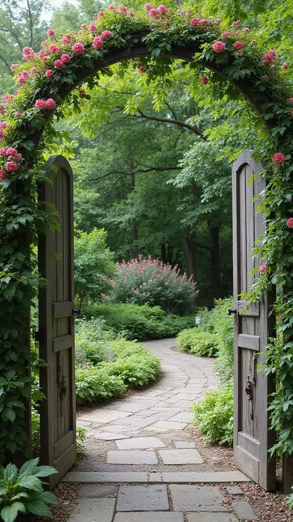 10 Easy Garden Projects: Build Arches and Trellises in Just One Weekend! - 8. Arched Garden Gate