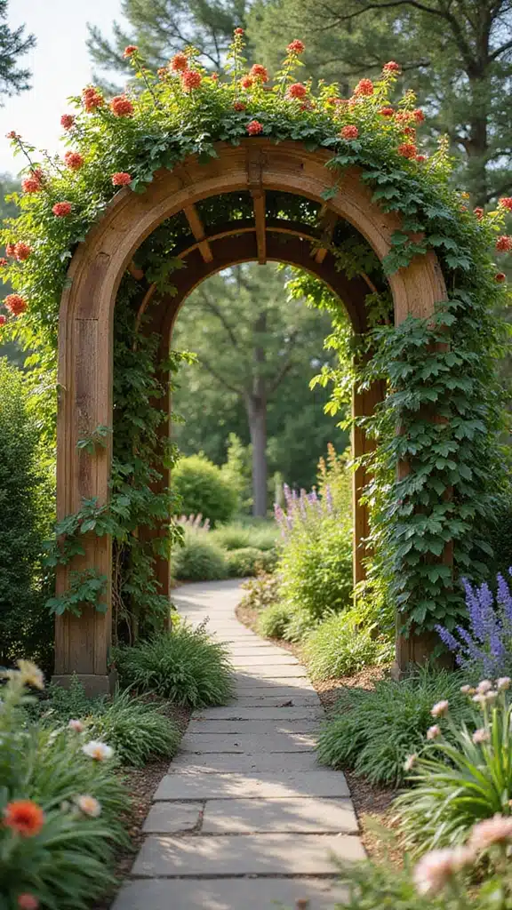 10 Easy Garden Projects: Build Arches and Trellises in Just One Weekend! - 4. Curved Wooden Arches