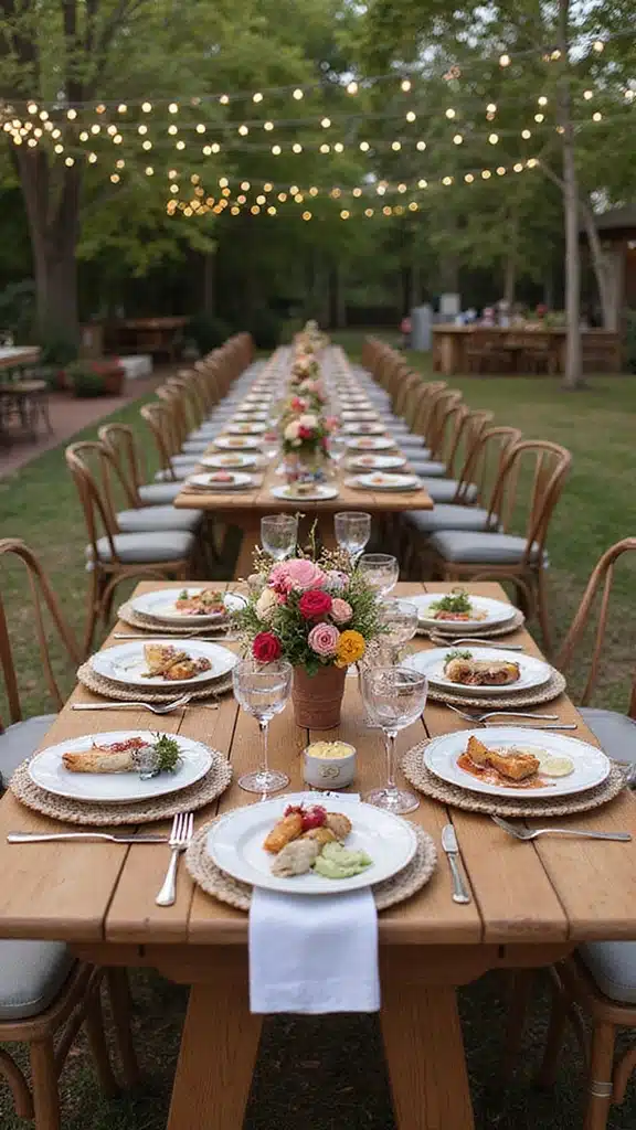 18 Outdoor Dining Spaces That Feel Like a Resort (You’ll Never Want to Leave Home!) - 15. Themed Dinner Nights