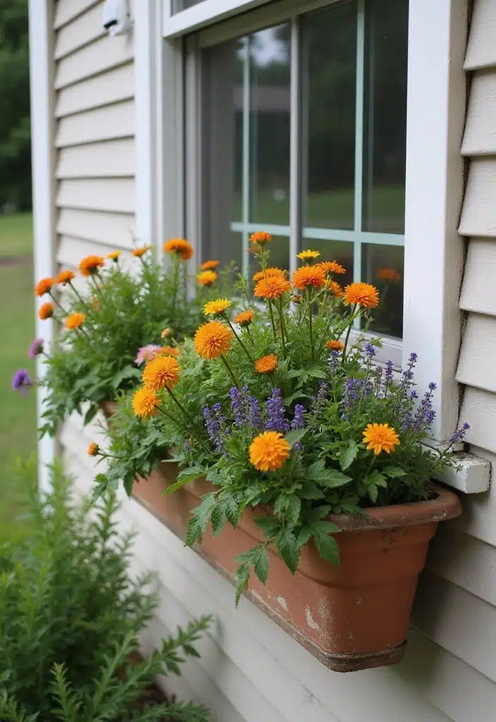 10 Container Gardening Solutions That Will Transform Your Small Space (You Won't Believe #5!) - 9. Creative Window Boxes