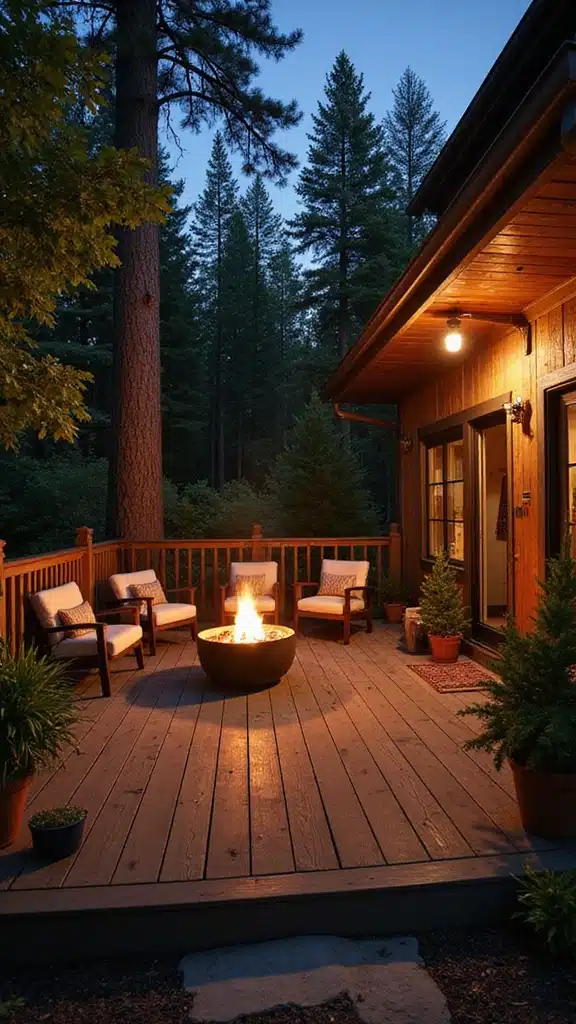 20 Dreamy Backyard Patios Perfect for Summer Nights (You'll Want to Spend Every Evening Here!) - 1. Rustic Charm with Wooden Decks