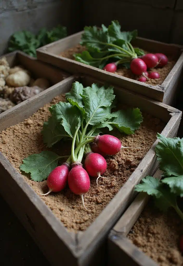 The Ultimate Guide to Radish Storage: Keep Them Crisp and Fresh! - 4. The Root Cellar Method
