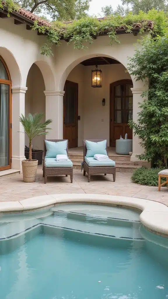 20 Dreamy Backyard Patios Perfect for Summer Nights (You'll Want to Spend Every Evening Here!) - 19. Spa-Like Retreats