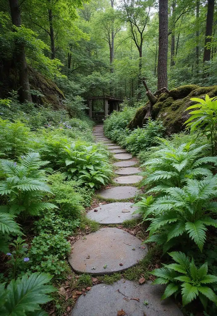 25 Stunning Garden Design Ideas That Will Transform Your Outdoor Space (Wait Until You See #7!) - 19. Rustic Woodland Gardens: Embracing Nature's Charm