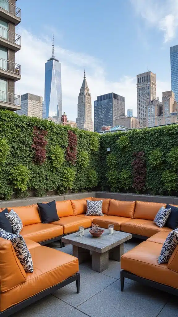 20 Dreamy Backyard Patios Perfect for Summer Nights (You'll Want to Spend Every Evening Here!) - 11. Urban Rooftop Patios