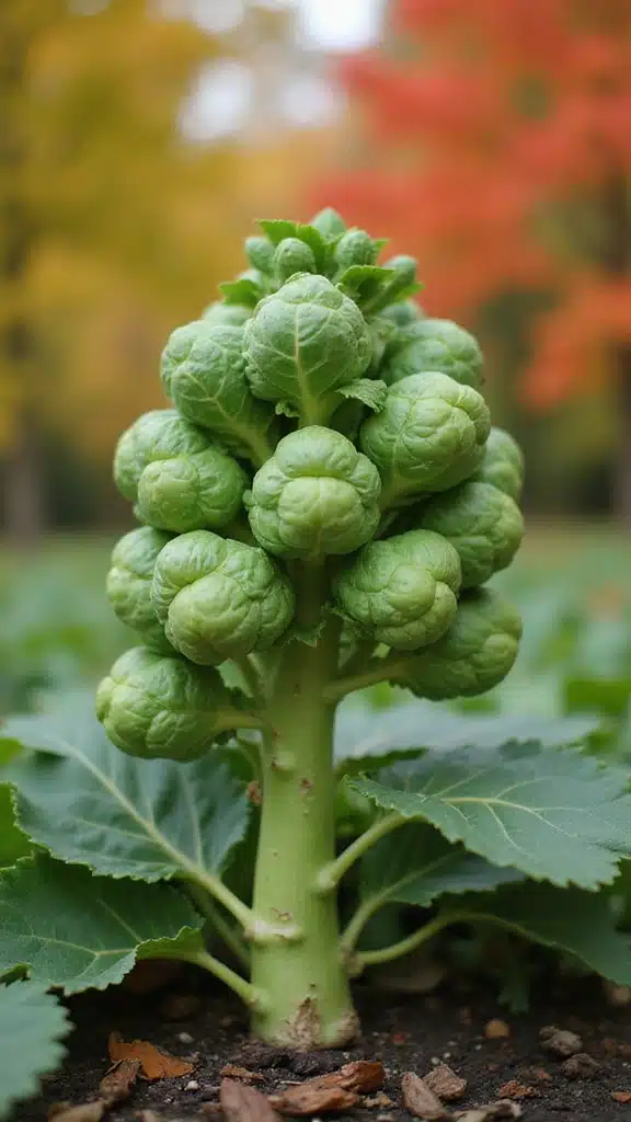 Discover the Best Organic Fall Garden Vegetables for a Healthy Harvest - 6. Brussels Sprouts: Tiny Cabbage Wonders
