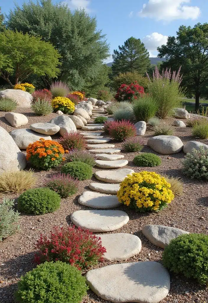 25 Stunning Garden Design Ideas That Will Transform Your Outdoor Space (Wait Until You See #7!) - 10. Rock Gardens: Nature's Masterpiece