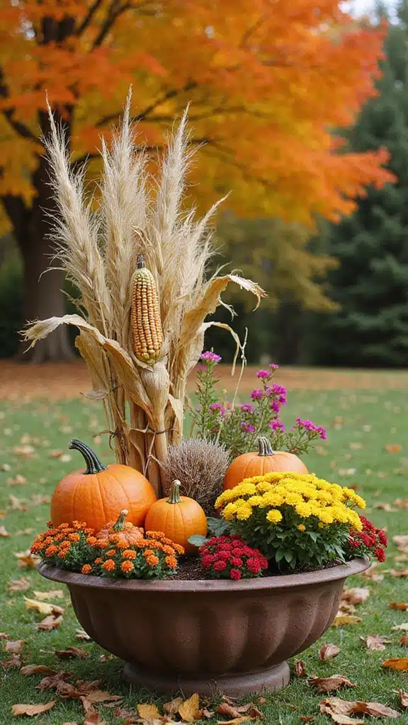 How to Master Fall Container Gardening: Essential Tips for Stunning Displays - Create a Themed Display