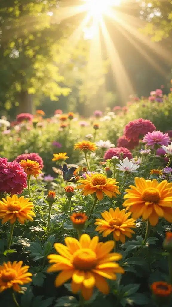 How to Design a Hummingbird Haven with the Best Nectar Sources - 9. Design for Sunlight