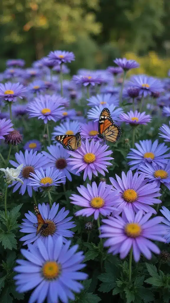 20 Long Blooming Flowers for a Backyard Oasis (Don't Miss #15!) - 9. Aster (Aster spp.)