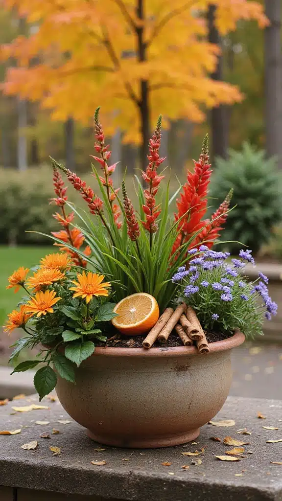 How to Master Fall Container Gardening: Essential Tips for Stunning Displays - Incorporate Seasonal Fragrance