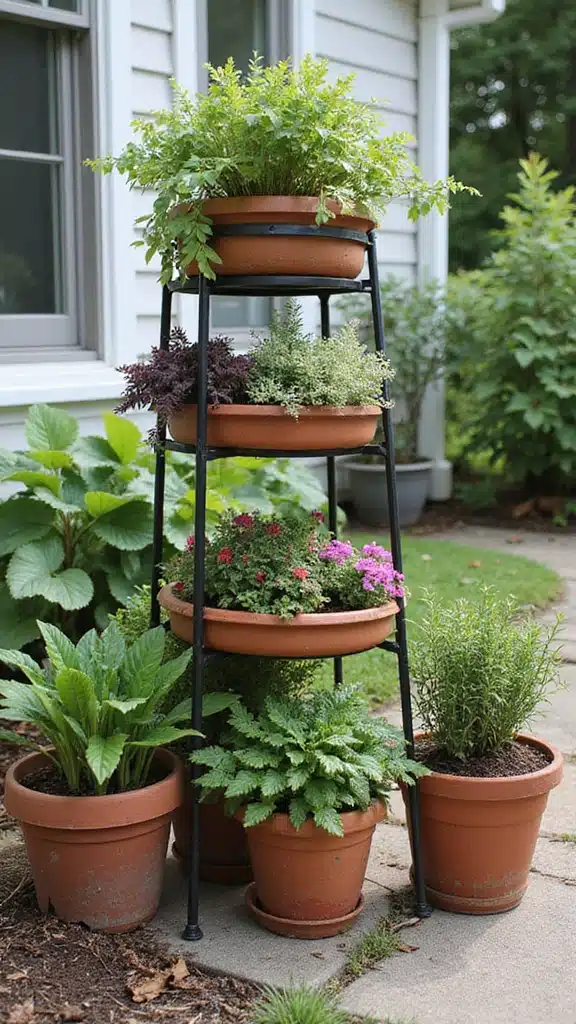 How to Master Fall Container Gardening: Essential Tips for Stunning Displays - Utilize Different Levels