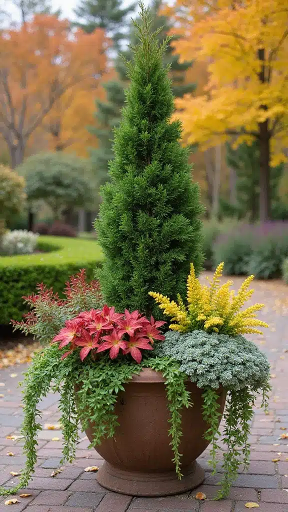 How to Master Fall Container Gardening: Essential Tips for Stunning Displays - Layering and Height