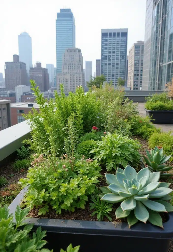 10 Container Gardening Solutions That Will Transform Your Small Space (You Won't Believe #5!) - 10. Green Roof Containers
