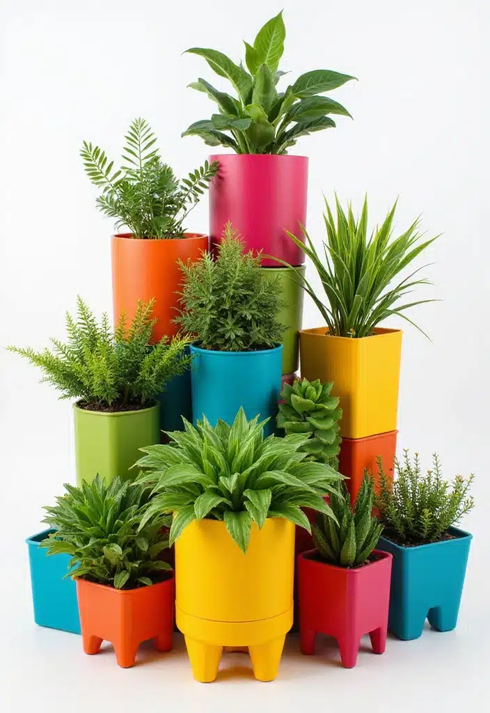 10 Container Gardening Solutions That Will Transform Your Small Space (You Won't Believe #5!) - 2. Stackable Planters