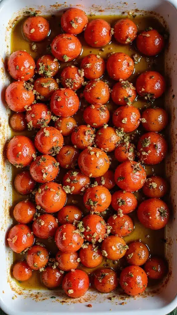 20 Fresh Garden-to-Table Recipes You’ll Love This Season - 19. Garlic Roasted Tomatoes
