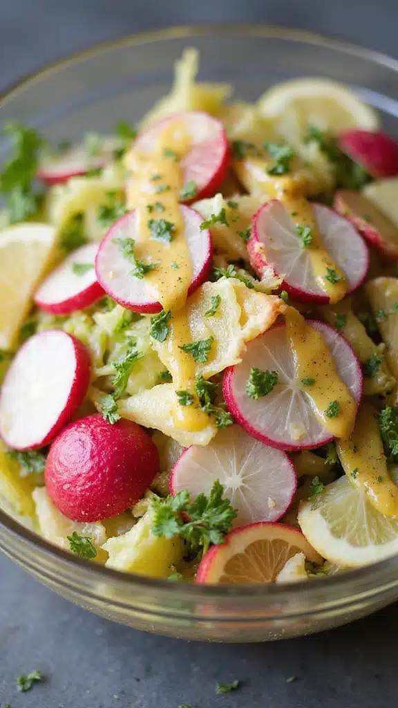 20 Fresh Garden-to-Table Recipes You’ll Love This Season - 12. Radish and Fennel Salad with Citrus Dressing