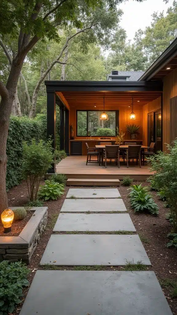 20 Dreamy Backyard Patios Perfect for Summer Nights (You'll Want to Spend Every Evening Here!) - 16. Sustainable Patios with Eco-Friendly Materials