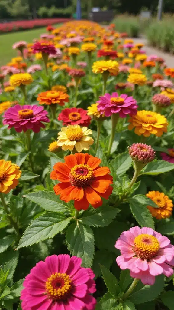 20 Long Blooming Flowers for a Backyard Oasis (Don't Miss #15!) - 12. Zinnia (Zinnia elegans)