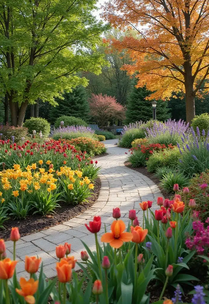 25 Stunning Garden Design Ideas That Will Transform Your Outdoor Space (Wait Until You See #7!) - 20. Seasonal Gardens: A Year-Round Wonderland