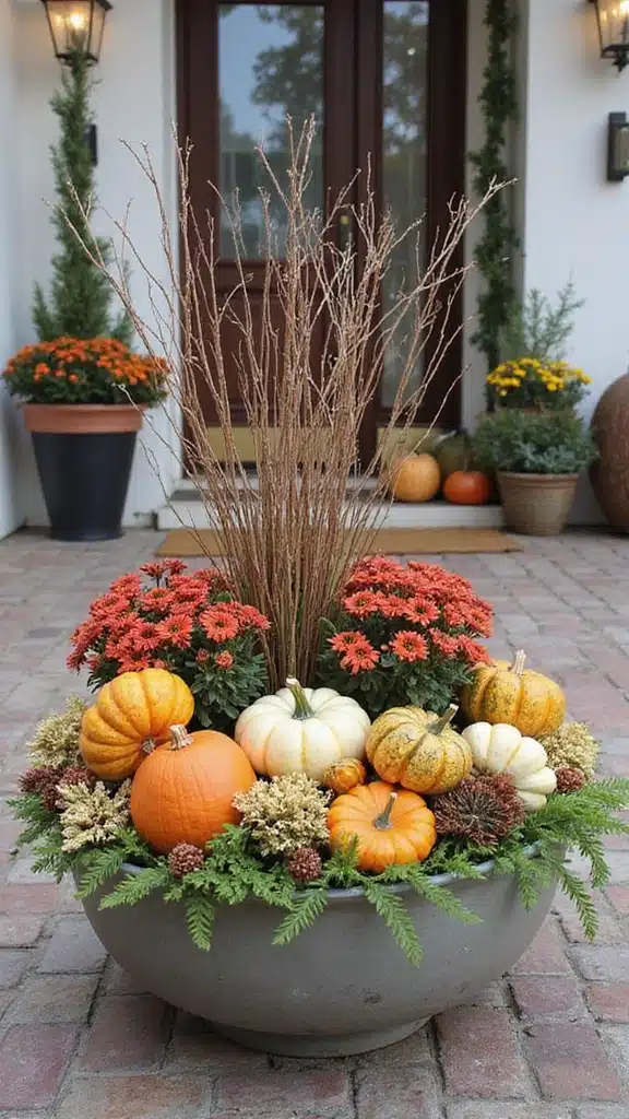 How to Master Fall Container Gardening: Essential Tips for Stunning Displays - Use Seasonal Accents