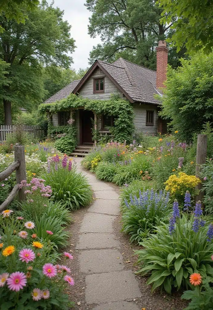 25 Stunning Garden Design Ideas That Will Transform Your Outdoor Space (Wait Until You See #7!) - 11. Cottage Gardens: A Whimsical Touch