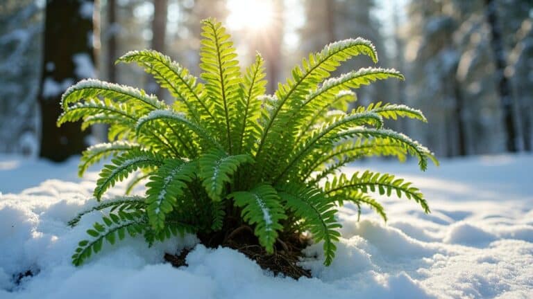 christmas ferns thrive winter gardens