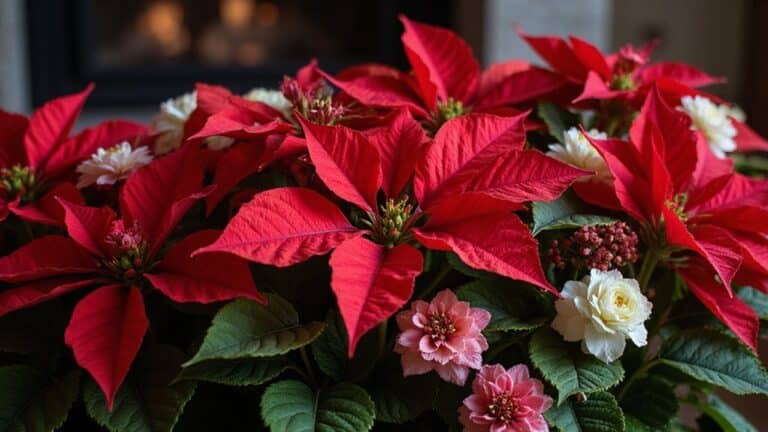 stunning christmas poinsettia flowers