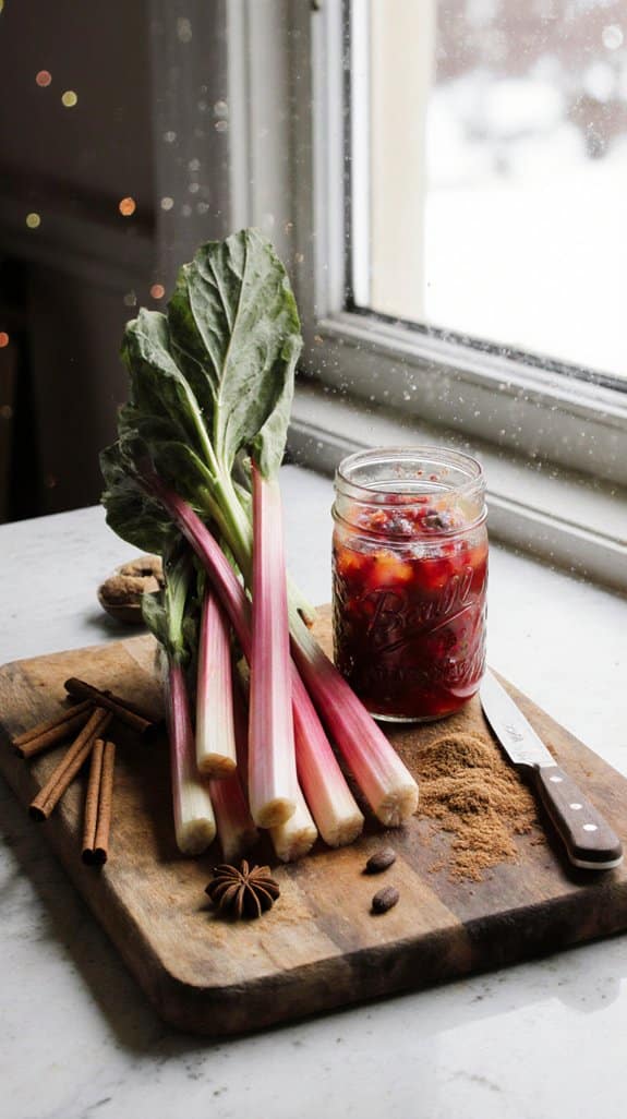 winter rhubarb recipe ideas
