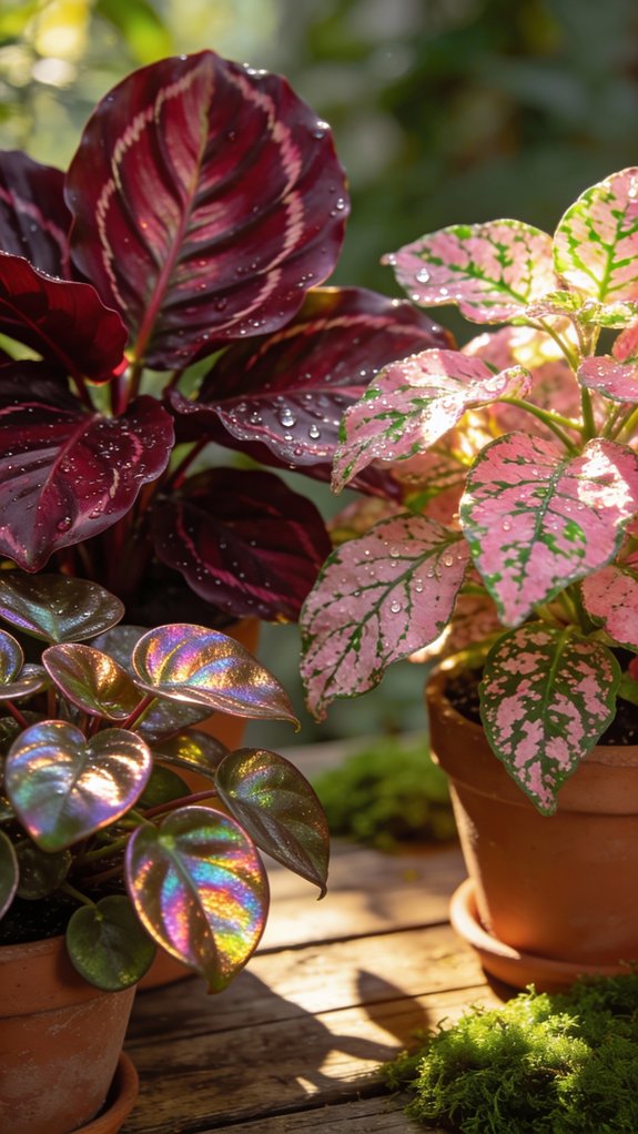 color shifting indoor houseplants