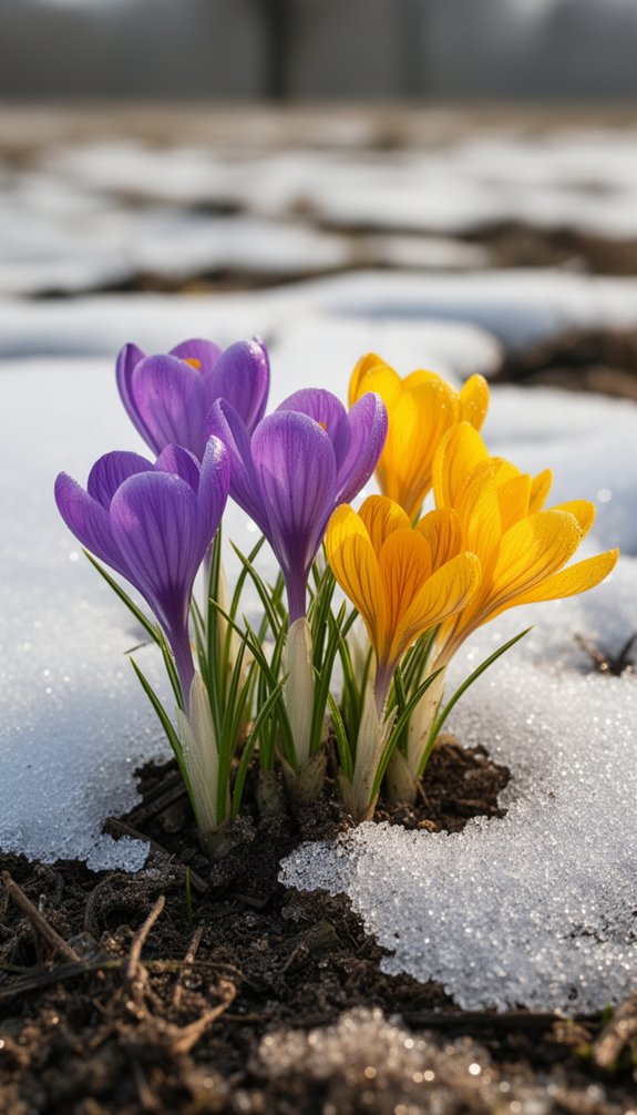 late winter corms colorful naturalizing