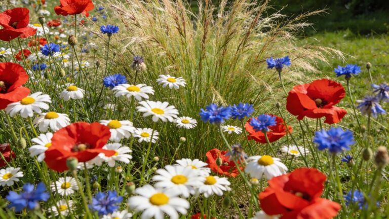 no weed wildflower chaos garden