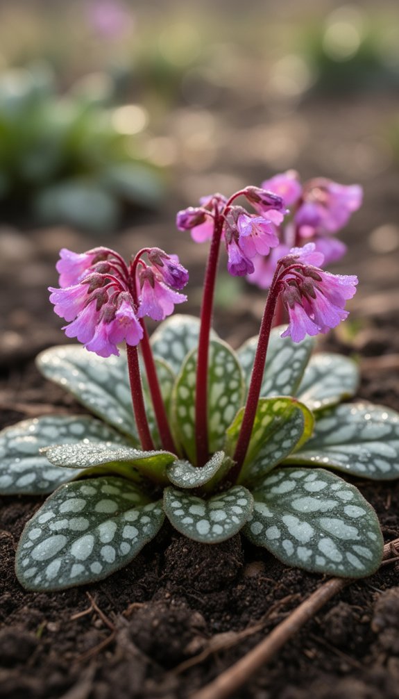 spotted silver foliage lungwort
