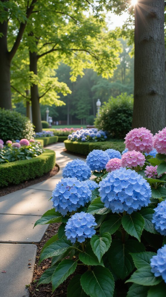 spring and summer hydrangeas