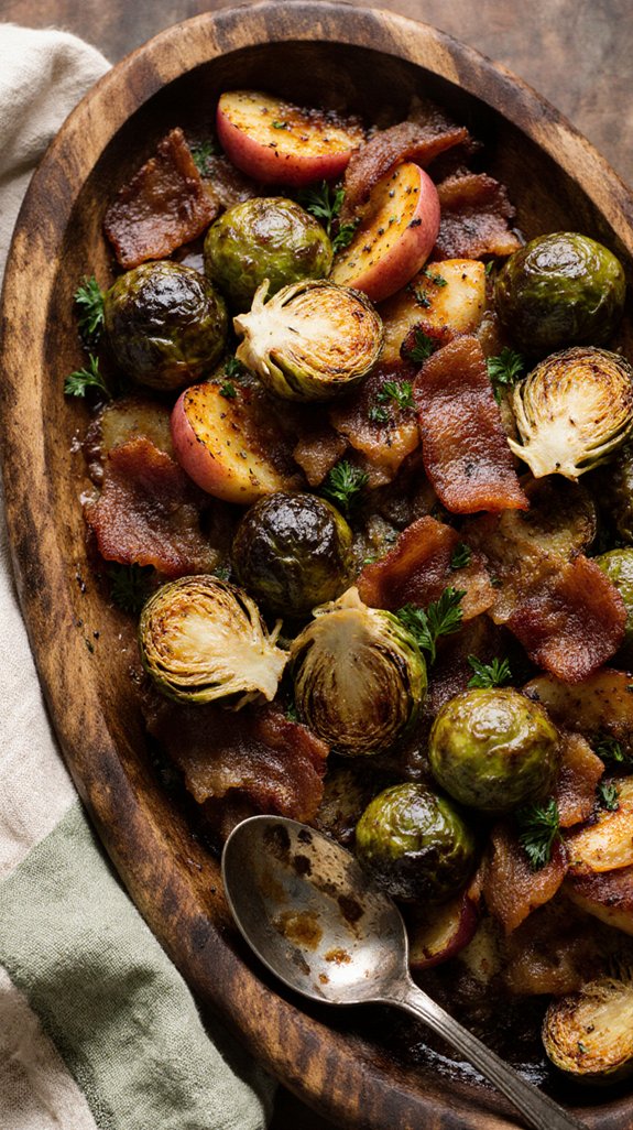 crispy sweet smoky savory