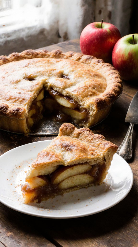 flaky butter crust apple pie