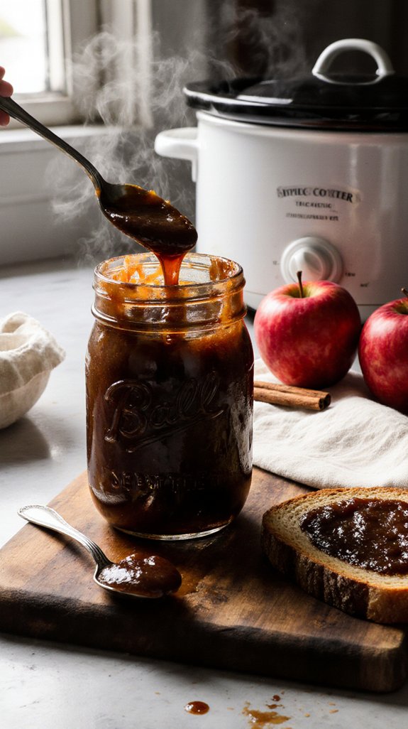 overnight slow cooked apple butter